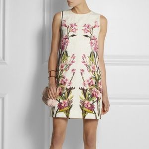 DOLCE & GABBANA Floral-jacquard Mini Dress